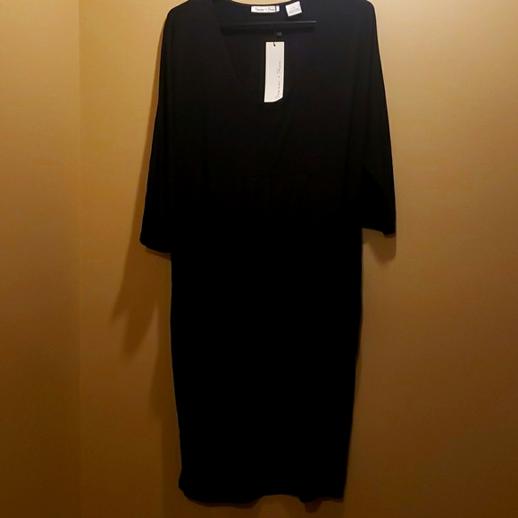 Black Dress with Pockets - Picture 1 of 2